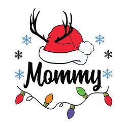 mommy christmas svg, matching family christmas pajamas, personalized christmas family svg, silhouette svg fies