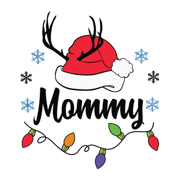 Mommy Christmas Svg, Matching Family Christmas Pajamas, Pers