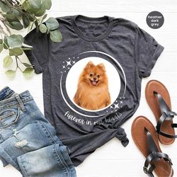 pet memorial gifts, custom pet loss shirts, personalized bereavement graphic tees, forever in our hearts t shirt, rest i