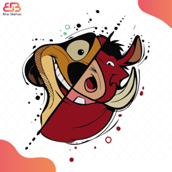 timon and pumba svg, cartoon svg, timon svg, pumba svg, lion king svg, disney svg, di