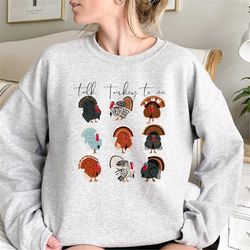 talk turkey to me sweatshirt, youth crewneck sweatshirt, thanksgiving pullover, funny unisex sweater, gift for her, moth