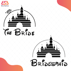 the bride svg, disney svg, the bridesmaid svg, palace svg, disney palace svg, diamond