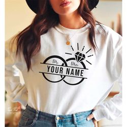 mr and mrs svg, mr and mrs split monogram svg, bride and groom svg, wedding svg, hubby and wifey svg, wedding gift shirt