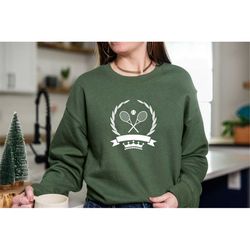 tennis lover sweatshirt, crewneck sweatshirt, tennis sweatshirt, tennis shirt, unisex sweatshirt, youth sweatshirt, moth