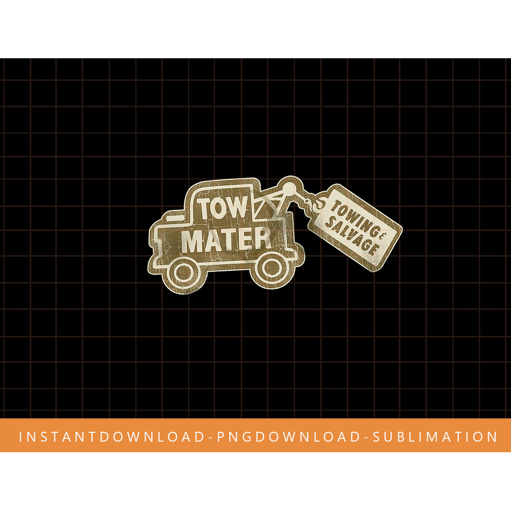 Disney Pixar Cars Tow Mater s Business Card Graphic T-Shirt png, sublimate, digital print.jpg