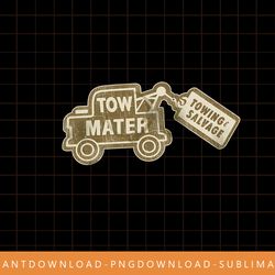 disney pixar cars tow mater s business card graphic t-shirt png, sublimate, digital print
