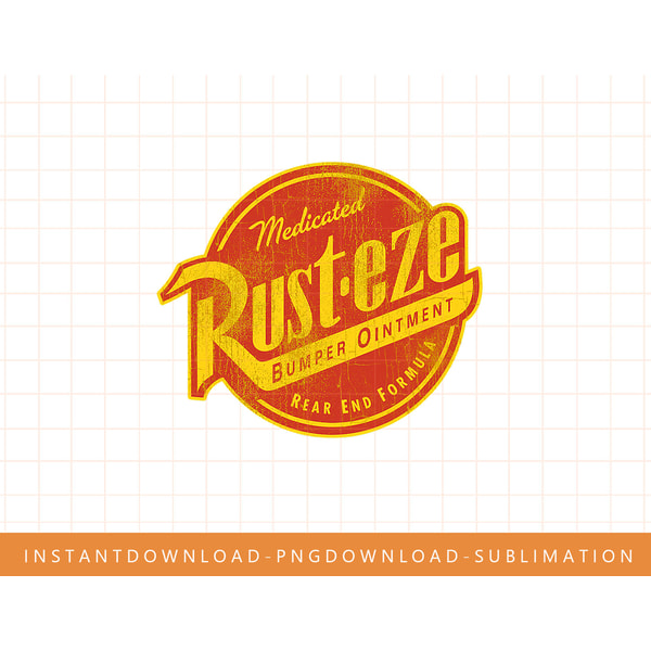 Disney Pixar Cars Vintage Rust-Eze Ointment Graphic T-Shirt | Inspire ...