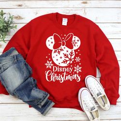 disney christmas sweatshirt, family sweatshirt, couple christmas sweatshirt, gift sweatshirt, matching sweatshirt, chris