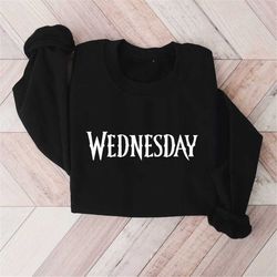wednesday sweatshirt, nevermore academy sweatshirt, wednesday adam sweatshirt, allan poe, trendy pullover, christmas gif