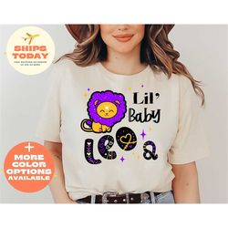 Lil Baby Leo Shirt Zodiac Gift - Lil Baby Leo Shirt - Constellation Baby Shirt - Astrology Baby Shower Gift - Horoscope
