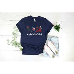 avengers friends shirt, marvel shirt, friends shirt, iron man shirt, avengers sweatshirt, disney shirt, disneyland shirt