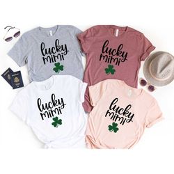 lucky mimi with shamrock shirt, happy saint patrick's day shirt, happy st. patrick's day shirt, mother's day shirt, sham