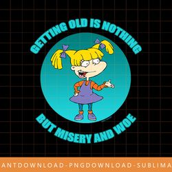 mademark x rugrats - angelica - getting old png, sublimate, digital print