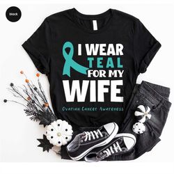 Ovarian Cancer Gift, Cancer Warrior Shirt, Ovarian Cancer Awareness Tee, Cancer Survivor Graphic Tees, Cancer Support TS