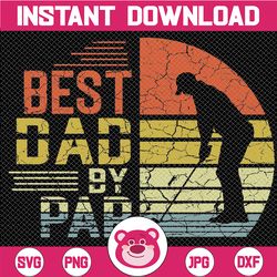 best dad by par retro vintage father's day golf lover svg, best dad by par png, fathers day png, digital download