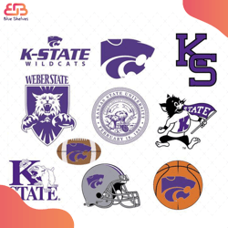 kansas state wildcats bundle svg, sport svg, wildcats svg, kansas state svg, helmet s