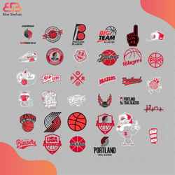 portland trail blazers bundle svg, sport svg, portland trail blazers svg, portland tr