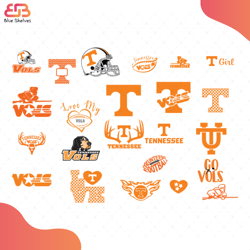 tennessee vols bundle svg, sport svg, tennessee vols svg, tennessee vols logo svg, te