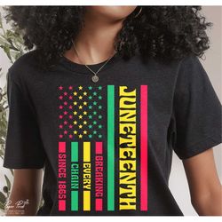juneteenth svg, juneteenth png, breaking every chain svg, black history svg, african american flag svg, png sublimation