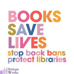 banned books week books save lives svg graphic design files
