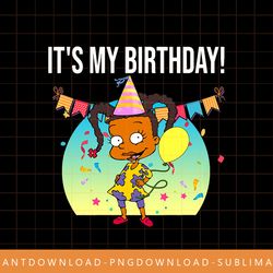 mademark x rugrats - it s my birthday - susie carmichael png, sublimate, digital print