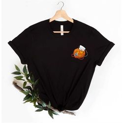 pumpkin nurse shirt, nurse fall tees, halloween nurse t-shirt, nursing school, rn t-shirt, pocket size nurse tee, hallow