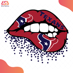 Houston Texans Inspired Lips Svg, Sport Svg, Houston Texans Svg, Sexy Lips Svg, Houst