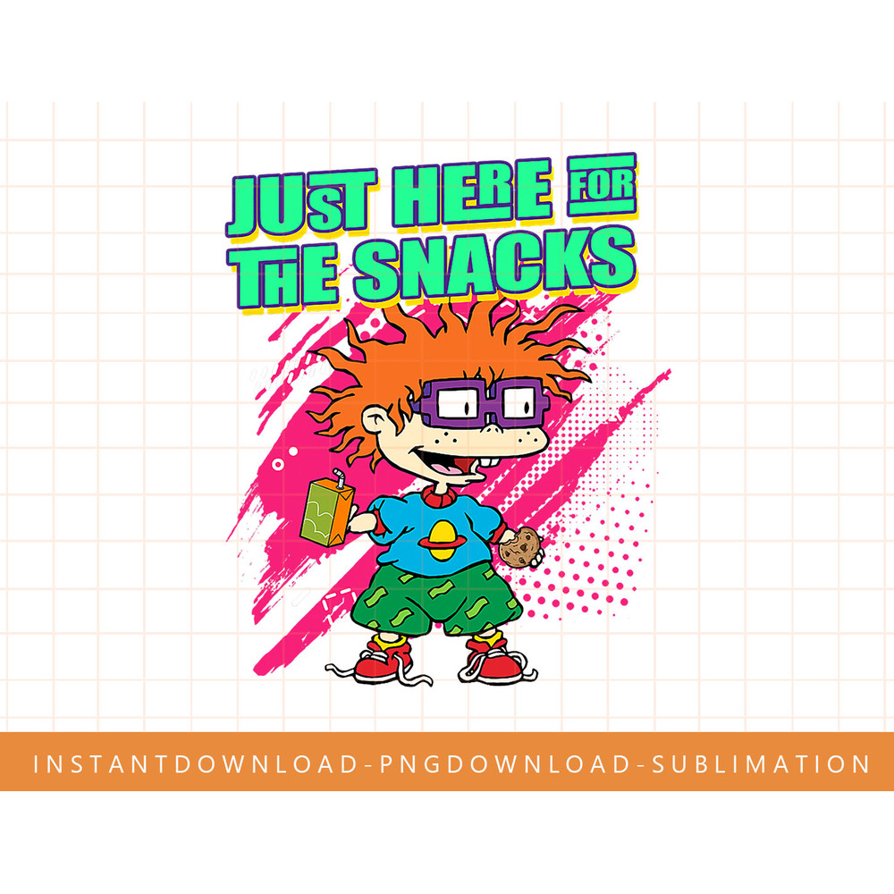 Mademark x Rugrats - Just Here for the Snacks - Chuckie png, sublimate, digital print.jpg