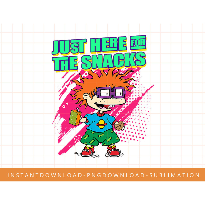 Mademark x Rugrats - Just Here for the Snacks - Chuckie png, sublimate, digital print.jpg