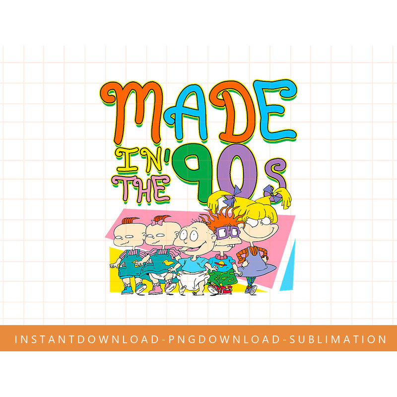 Mademark x Rugrats - Made in the 90s - Nineties Baby png, sublimate, digital print.jpg