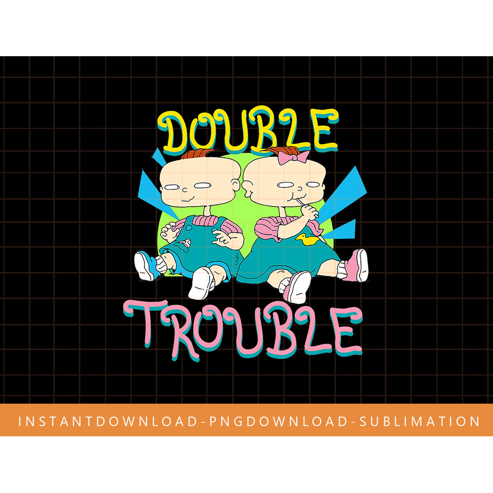 Mademark x Rugrats - Phil & Lil - Double Trouble png, sublimate, digital print.jpg
