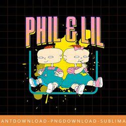 mademark x rugrats - phil & lil deville png, sublimate, digital print
