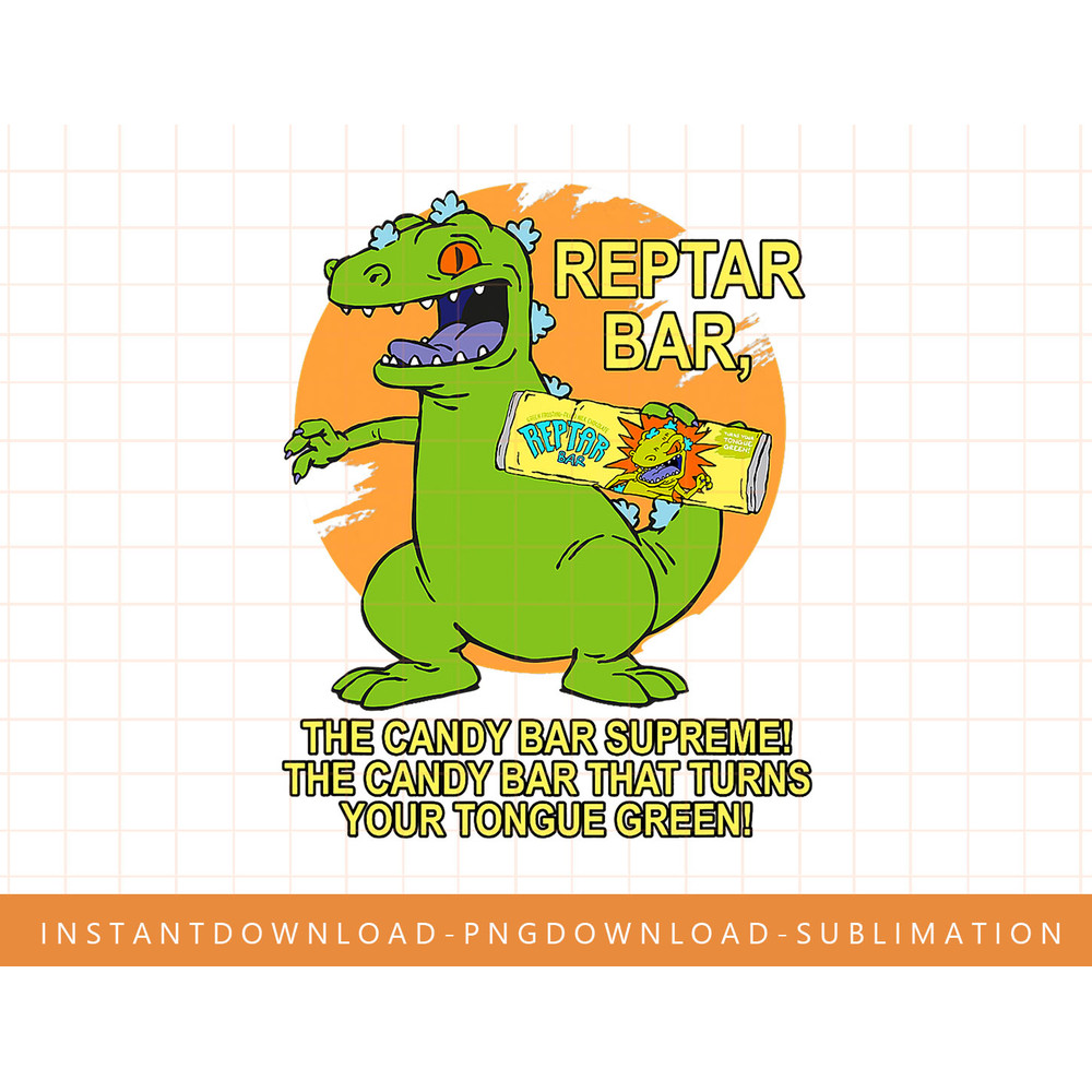 Mademark x Rugrats - Reptar Bar - Turns your Tongue Green png, sublimate, digital print.jpg