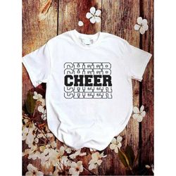 cheer shirt, cheerleading hoodie, unisex cheerleader sweater, cheer mom sweatshirt, sports mom hoodie, custom cheer swea