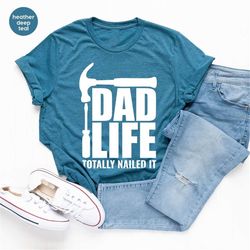 fathers day gifts, daddy t shirt, cool dad shirts, daddy birhday gifts, dad handy graphic tees, new dad gift, gift from
