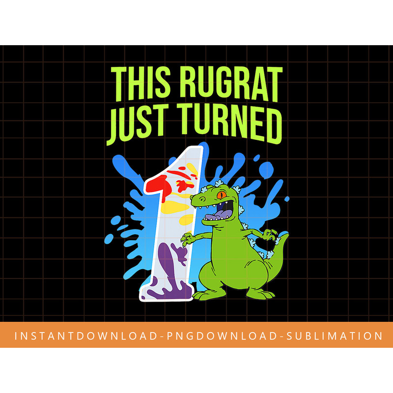 Mademark x Rugrats - This Rugrat Just Turned 1 - 1st Birthday png, sublimate, digital print.jpg
