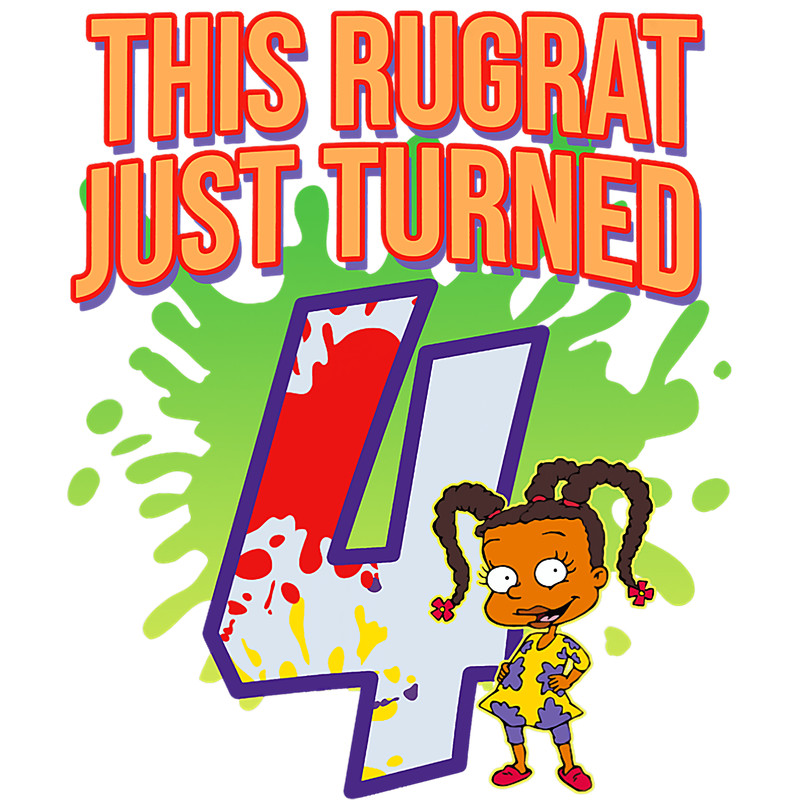 Mademark x Rugrats - This Rugrat Just Turned 4 - 4th Birthday Party T-Shirt.pngMademark x Rugrats - This Rugrat Just Turned 4 - 4th Birthday Party T-Shirt.png