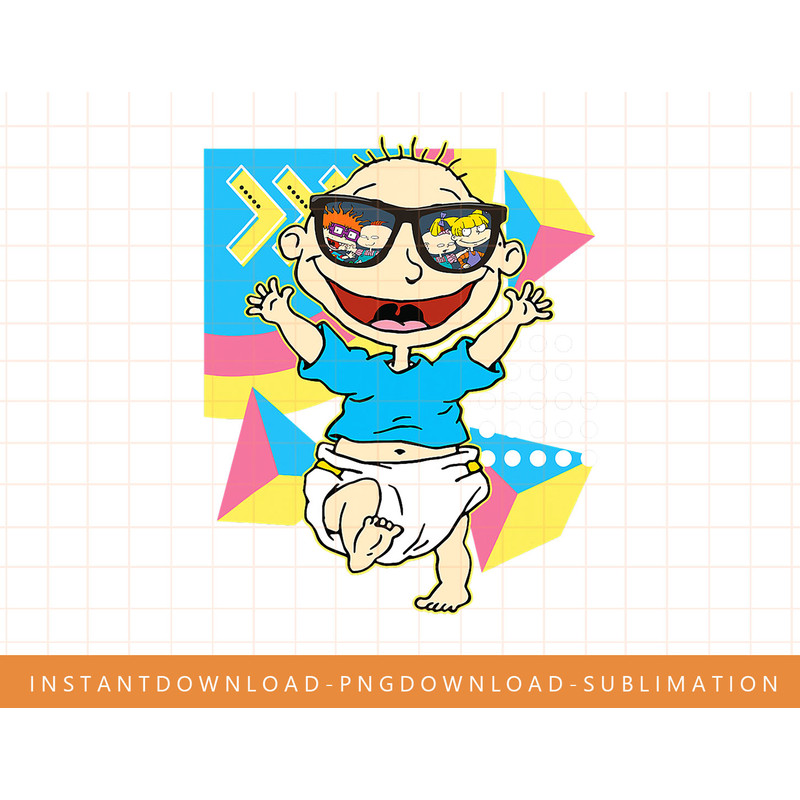 Mademark x Rugrats - Tommy Pickles - Sunglasses Reflection png, sublimate, digital print.jpg