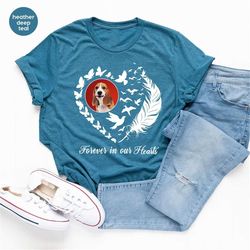 memorial gifts, custom photo memorial shirt, personalized bereavement tshirt, photo memorial gift for loss, rest in peac