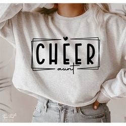 cheer aunt svg, cheer coach shirt design, cheerleader svg, cheer season cut files, png sublimation cut files for cricut