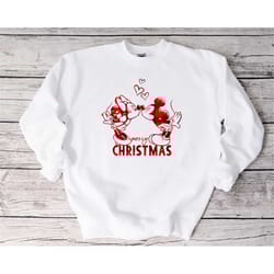 mickey and minnie merry christmas shirt, mickey mouse shirt, disney shirt, christmas shirt, christmas sweatshirt, santa
