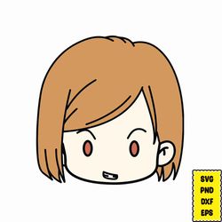 anime bundle svg digital download, japanese svg, anime silhouette, anime character, kawaii svg