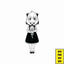 mega anime design bundle, ready to print svg bundle, png, transparent background, t-shirt, stickers, decoration, instant