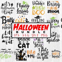 halloween svg bundle, halloween vector, sarcastic svg, dxf eps png, silhouette, cricut, cameo, digital, funny halloween