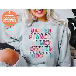 dasher dancer prancer sweatshirt, funny christmas sweatshirt, christmas s sweatshirt, christmas party sweatshirt