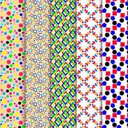 Digital seamless colorful scrapbooking paper