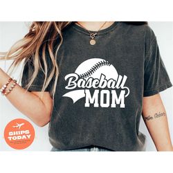 baseball mom shirt, baseball mother shirt, baseball mom outfit, cute baseball mom tshirt, sports mom gift, mothers day g