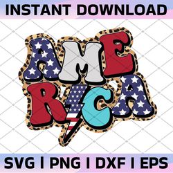 america 4th of july png, patriotic, american, leopard, sublimation design