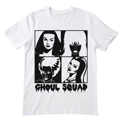 ghoul squad elvira shirt, elvira t shirt, elvira film series t shirt, horror film shirt, elvira movies shirt