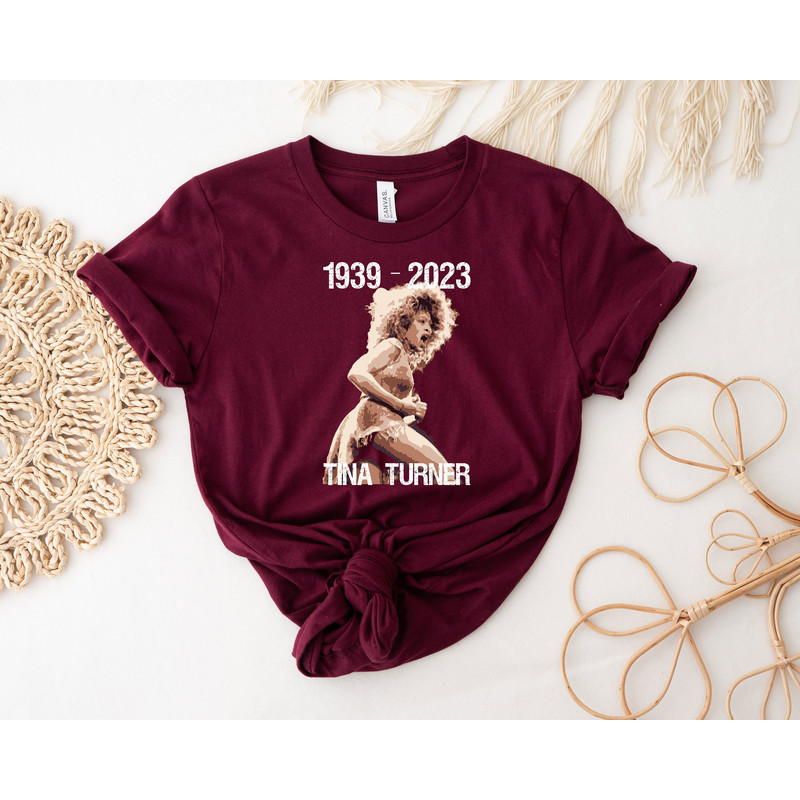 1939-2023 Tina Turner Shirt, Tina Turner RIP 2023 Shirt, Tina Turner Memorial Shirt, Tina Turner Musical Souvenir Shirts - 2.jpg